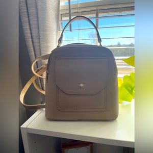 Backpack/crossbody purse.